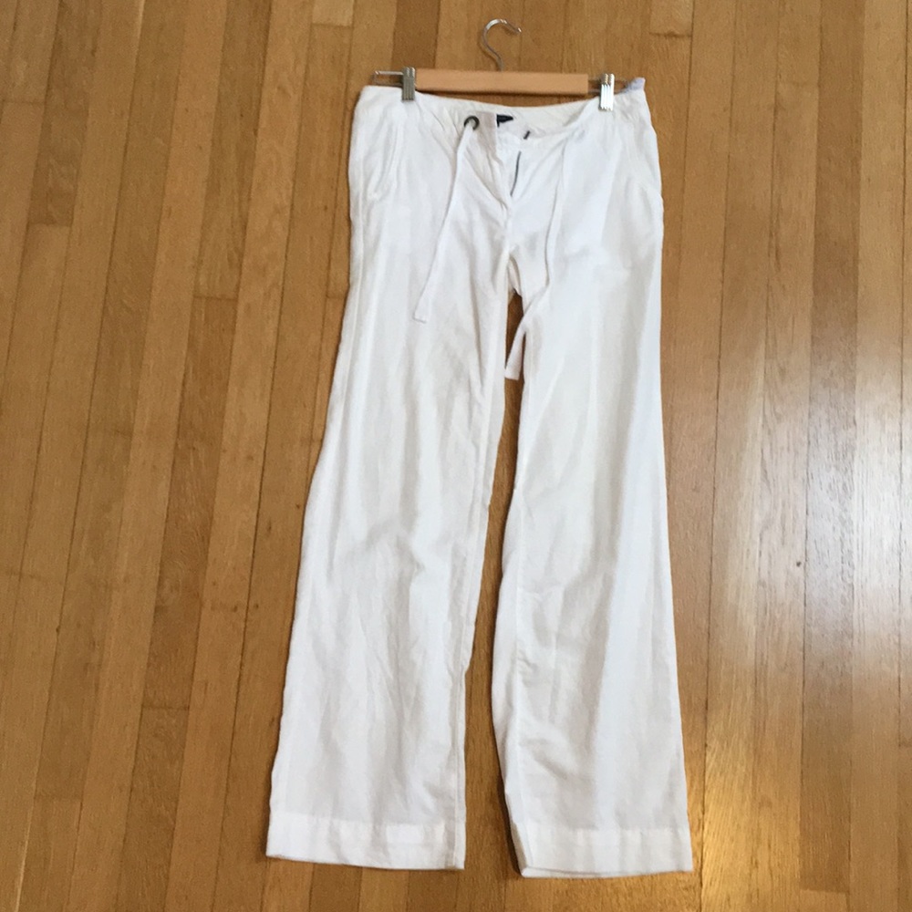 White linen cotton Tommy Hilfiger sz 2 pants